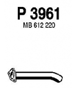 FENNO STEEL - P3961 - Выхлопная труба MITSUBISHI PAJERO 2.5TD/3.0 89-95